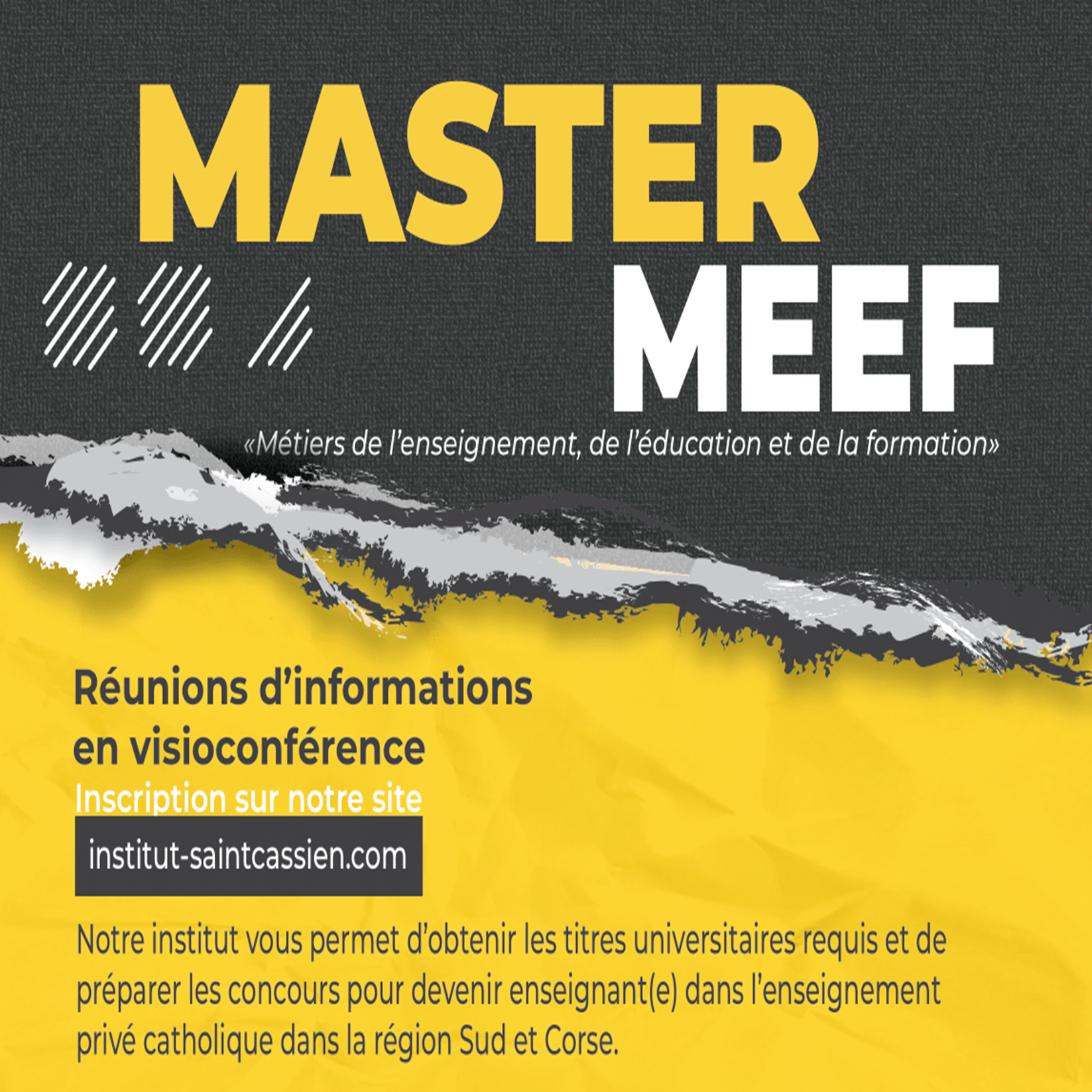 Réunion Master MEEF – Isfec Saint Cassien